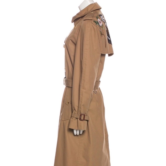Gucci  Tiger embellished trench coat  IT 38  Greatly oversized fits up to IT 44 - Picture 3 of 5